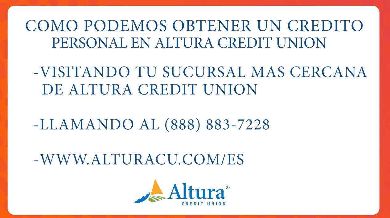 Altura Credit Union: Programas de Préstamos para Todos