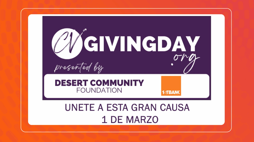 Evento Coachella Valley Giving Day Impulsa La Filantropía Local - Coachella Valley - Noticias Notivalle Evento Coachella Valley Giving Day Impulsa La Filantropía Local