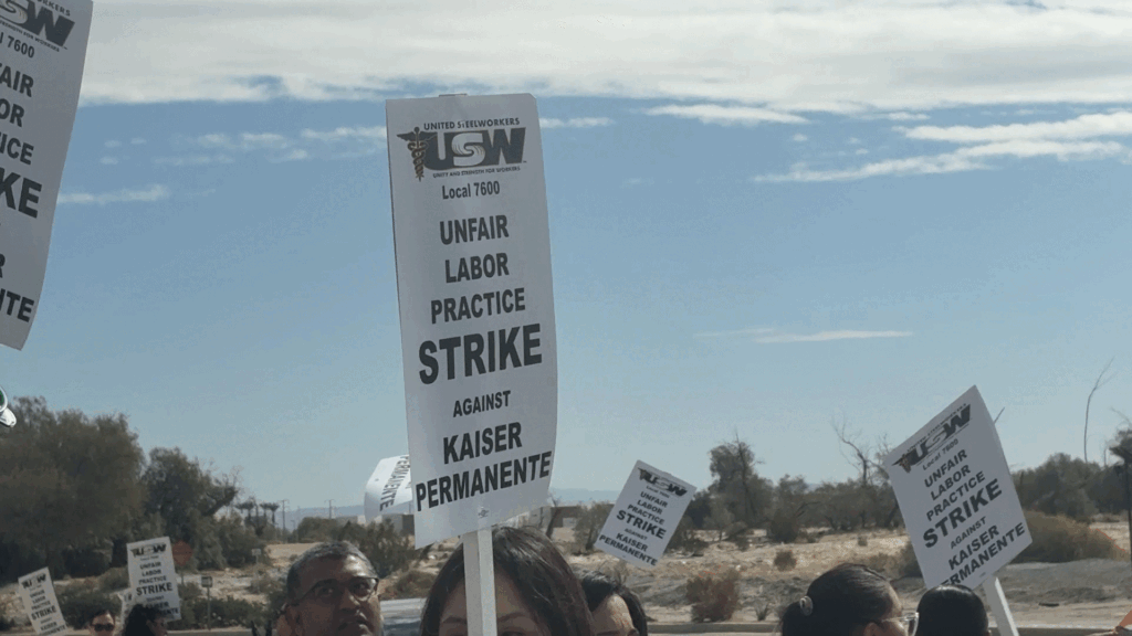 Huelga De Trabajadores De Kaiser Permanente Sacude California