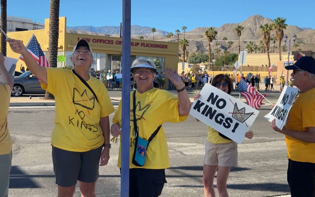 Multitudes protestan en el Valle de Coachella bajo el lema “Sin Reyes”