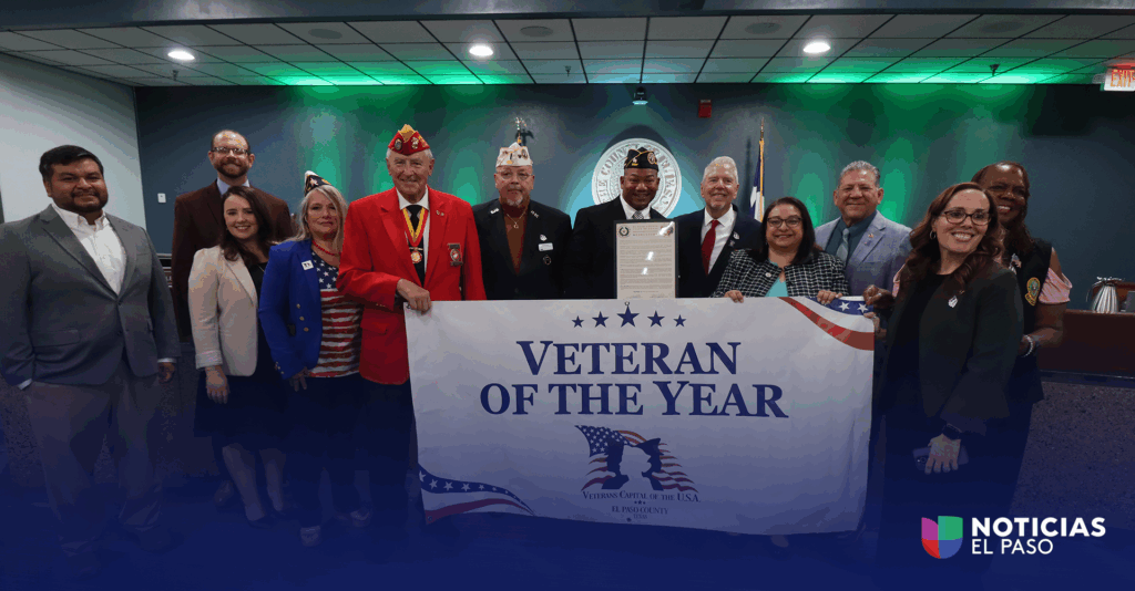 Condado De El Paso Honra A James H. Green Jr. Como Veterano Del Año 2025 - Noticias Notivalle Condado De El Paso Honra A James H. Green Jr. Como Veterano Del Año 2025