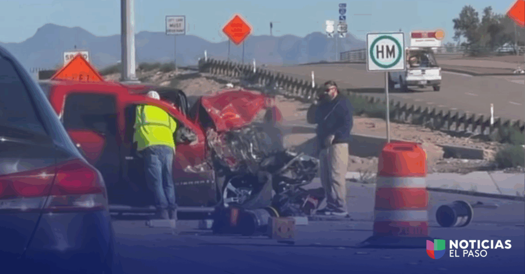 Accidente En La Interestatal 10 Oeste En El Paso Deja Dos Personas Heridas