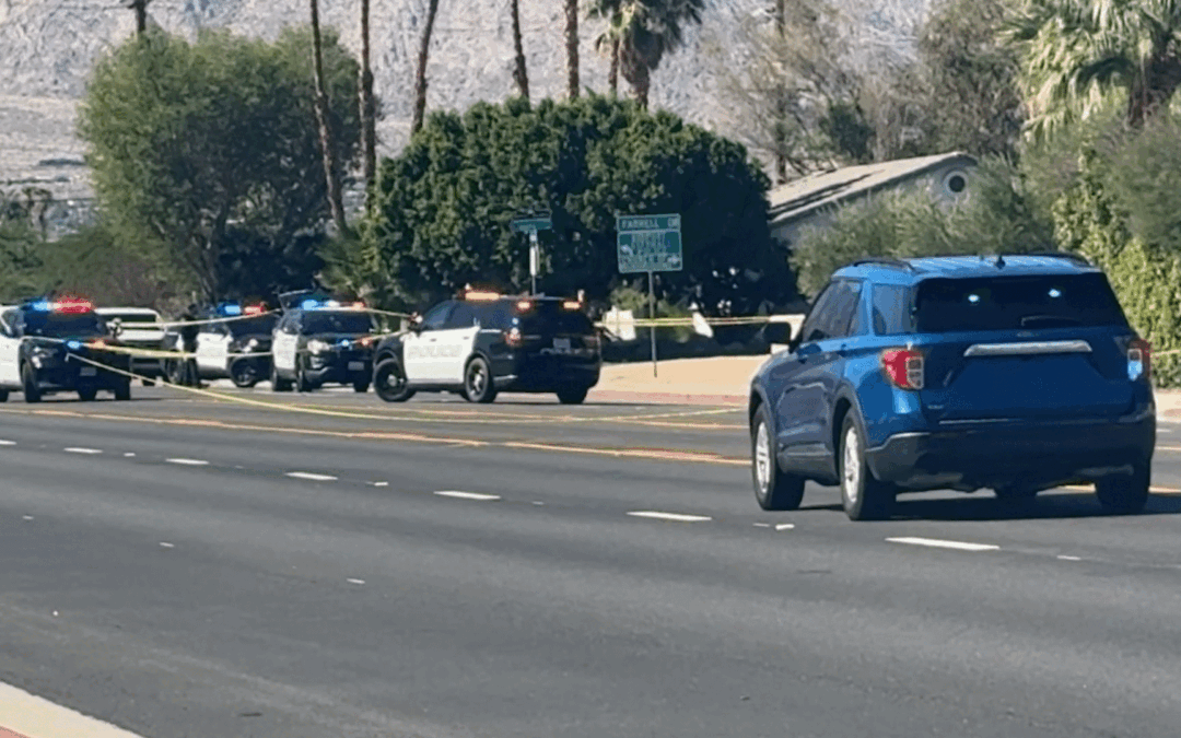 Agente de libertad condicional dispara a sospechoso en Palm Springs; ambulancia choca durante el traslado