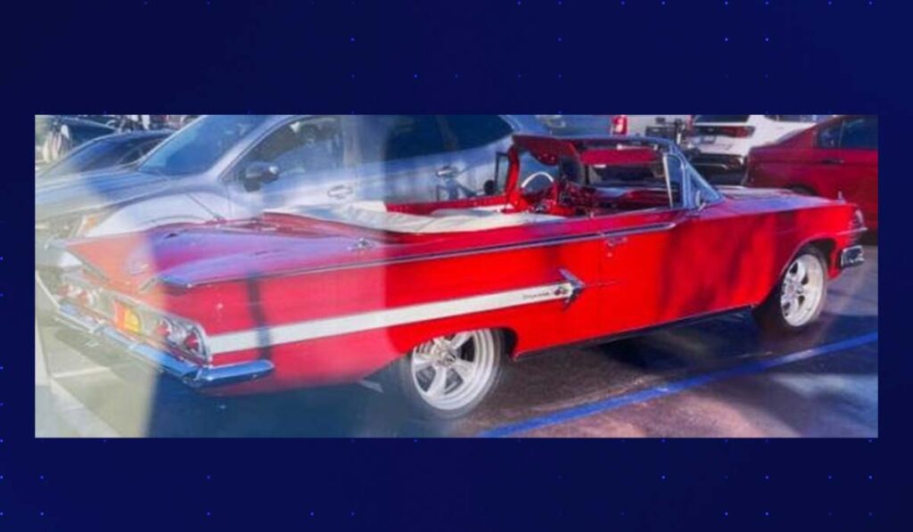 Robo De Vehículo Clásico En Imperial Beach: Buscan Al Sospechoso Del Chevrolet Impala 1960