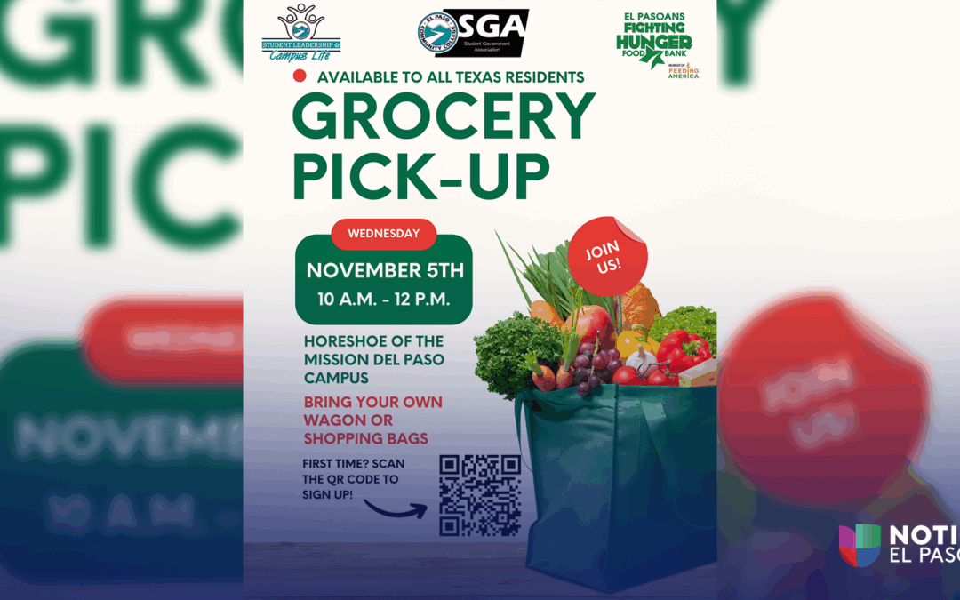 EPCC y El Pasoans Fighting Hunger Ofrecen Despensa de Alimentos Gratuita Este Miércoles