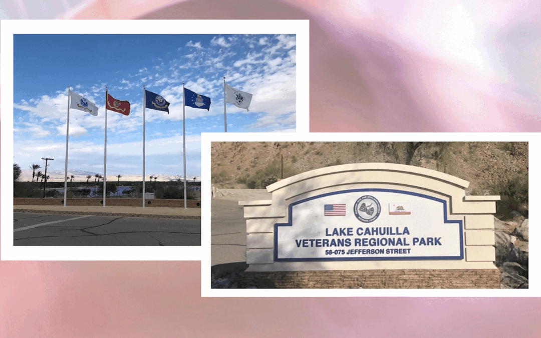 Celebración comunitaria en el Parque Regional Lake Cahuilla Veterans en La Quinta