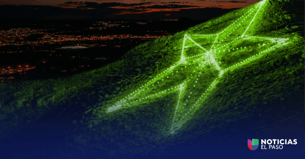 La Estrella De El Paso Se Ilumina De Verde En Homenaje A Nuestros Veteranos