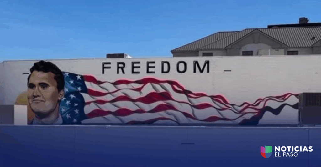 Mural De Charlie Kirk En El Paso: Fomentando El Debate Político Con Respeto