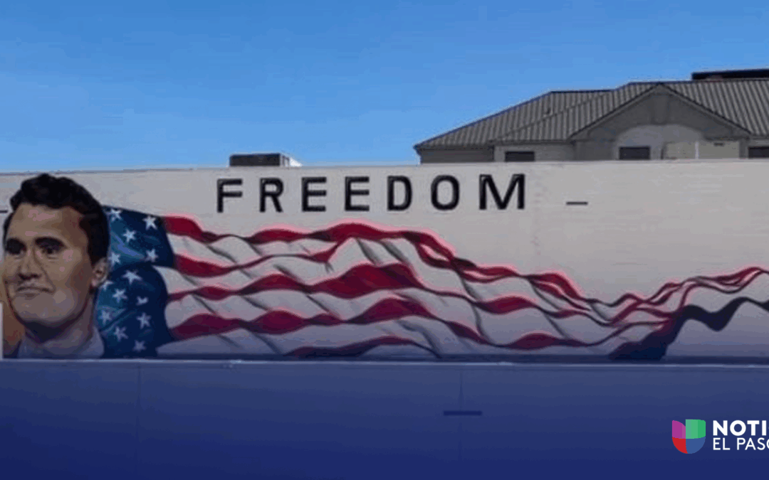 Mural de Charlie Kirk en El Paso: Fomentando el Debate Político con Respeto