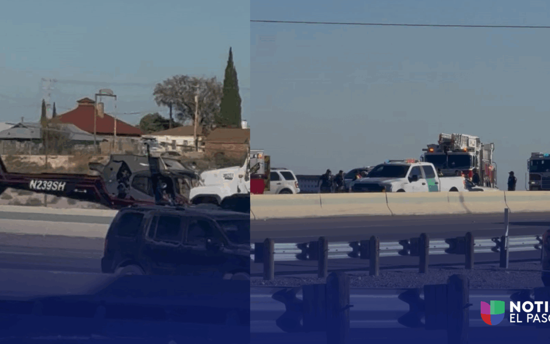 Accidente US-54 en El Paso: Siete Heridos Graves y Tráfico Afectado