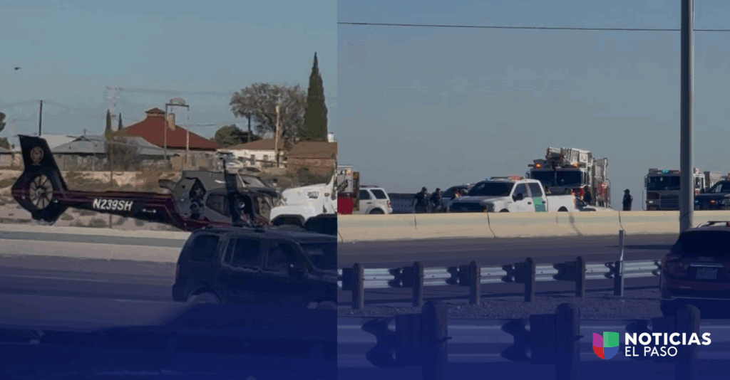 Accidente Us-54 En El Paso: Siete Heridos Y Tráfico Afectado En La Ciudad