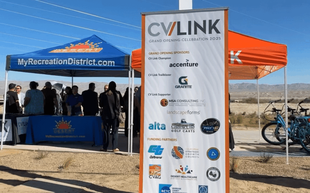 Nuevo tramo del CV Link ya está abierto para toda la comunidad del Valle de Coachella