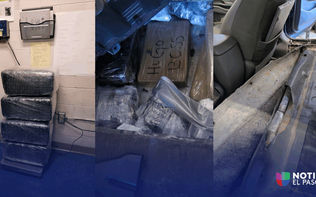 CBP El Paso: Incautación de 263 Kilos de Drogas en Cruces Fronterizos
