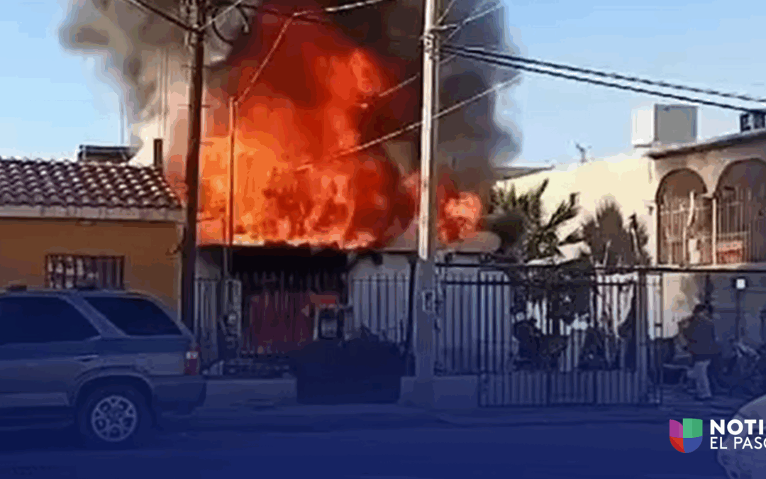 Bomberos de Ciudad Juárez Controlan Incendio en Domicilio Sin Lesionados
