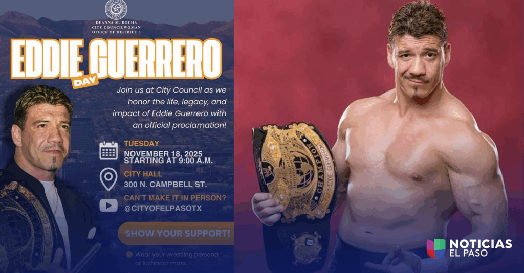 Celebra El Legado De Eddie Guerrero En El Paso: Día De Eddie Guerrero El 18 De Noviembre