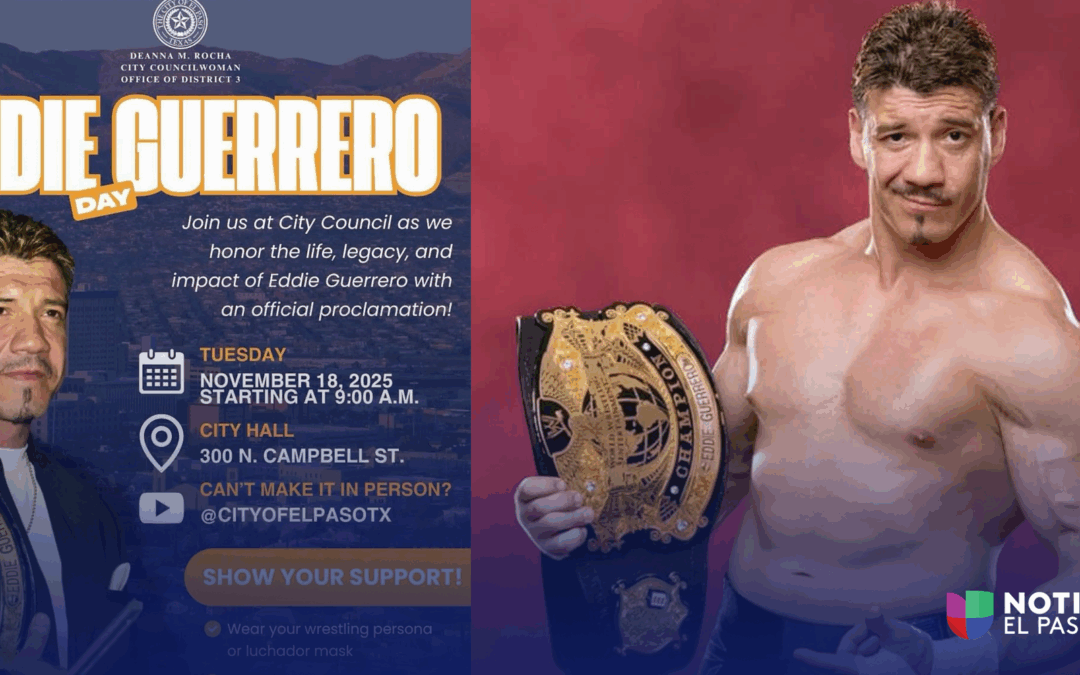 Celebra el legado de Eddie Guerrero en El Paso: Día de Eddie Guerrero el 18 de noviembre