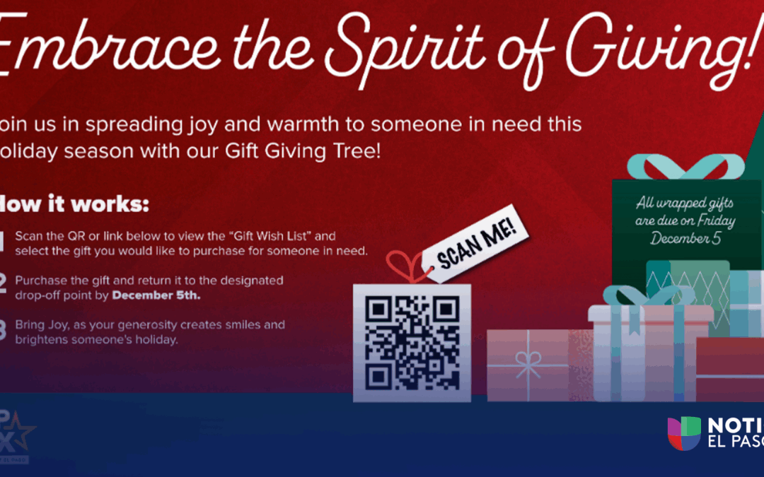 El Paso Lanza el Árbol de Regalos Virtual para Ayudar Durante la Navidad