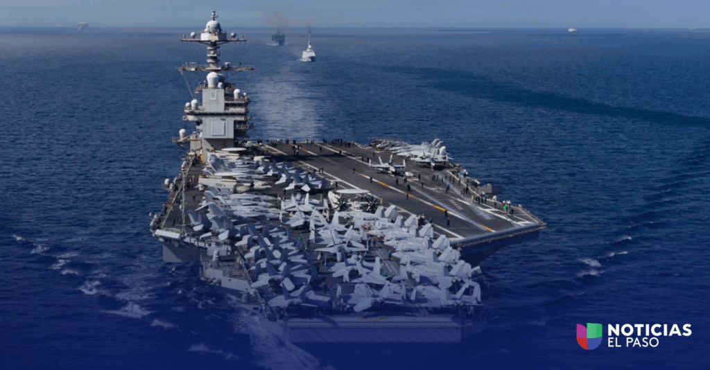 Uss Gerald R. Ford Refuerza La Presencia Militar De Ee.uu. En América Latina Amid Tensions With Venezuela