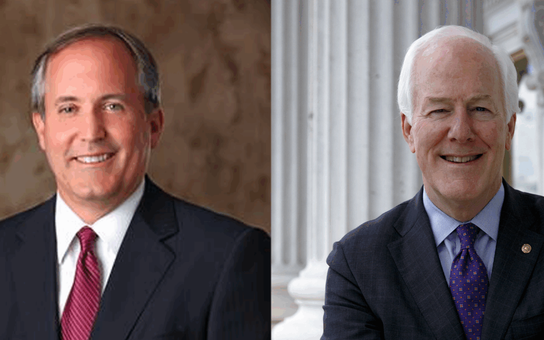 Ken Paxton Announces Senate Candidacy, Challenging John Cornyn in Texas Republican Primary