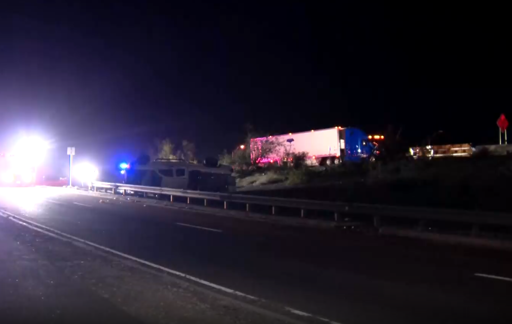 Accidente I-10 en Anthony Deja un Conductor Gravemente Herido