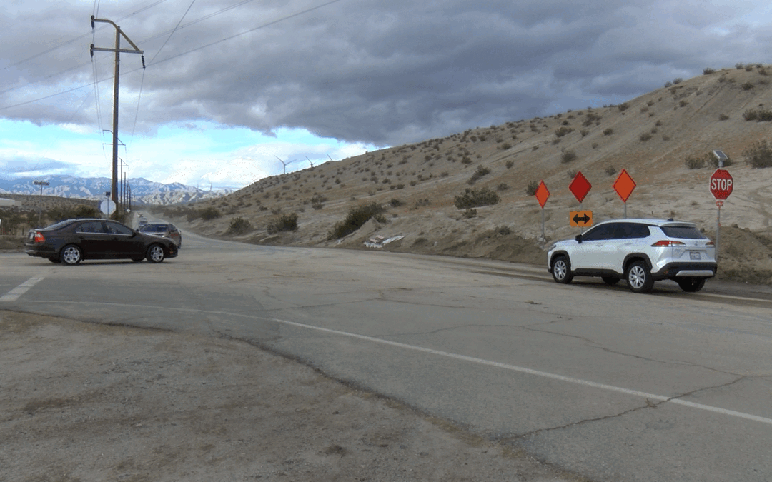 Reabren carretera en Cathedral City