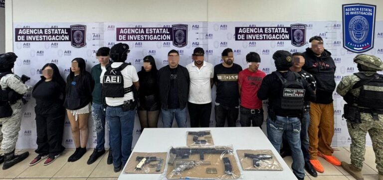 Arrestos en Ciudad Juárez: 10 personas detenidas por posesión de drogas y armas en Bella Vista