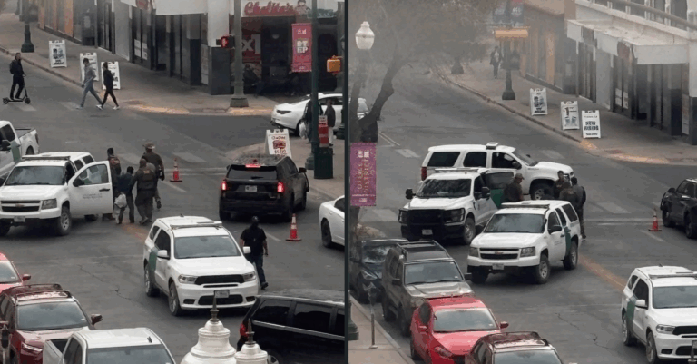 Migrantes en El Paso: Patrulla Fronteriza Intercepta Camioneta de Contrabando
