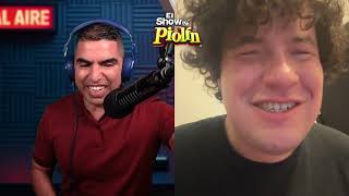 Hojitos de Huevo el comediante ciego le enseña su taza de baño a Piolin😂🚽