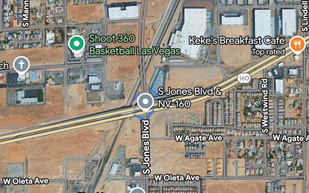 Motociclista Hospitalizado Tras Accidente de Motocicleta en Las Vegas