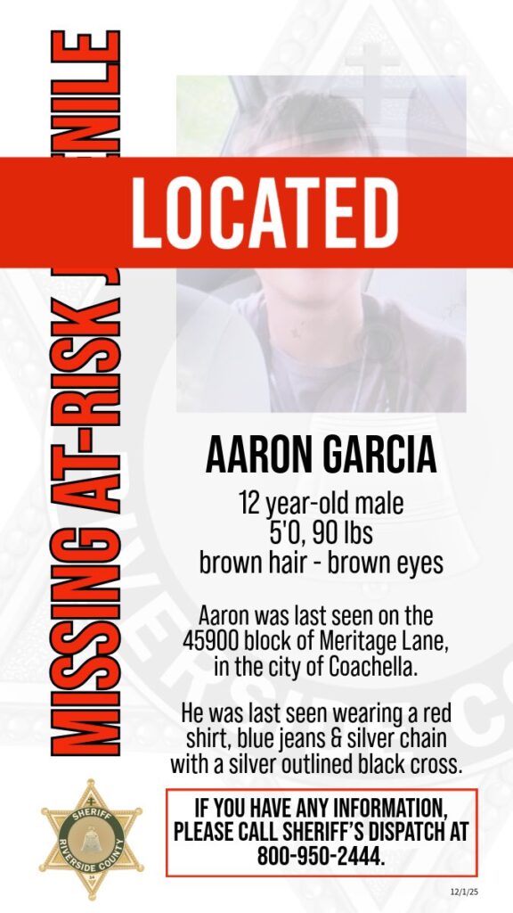 El Niño Desaparecido En Coachella Regresa A Casa