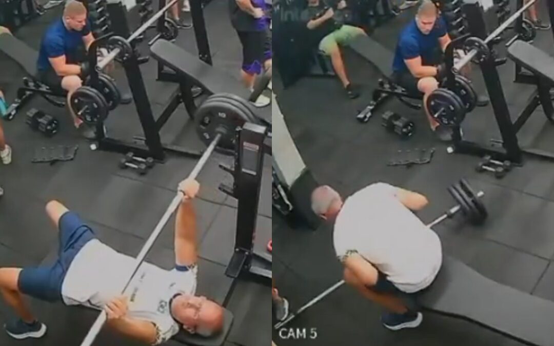 Hombre muere en trágico accidente en gimnasio al caerle barra de 75 kg