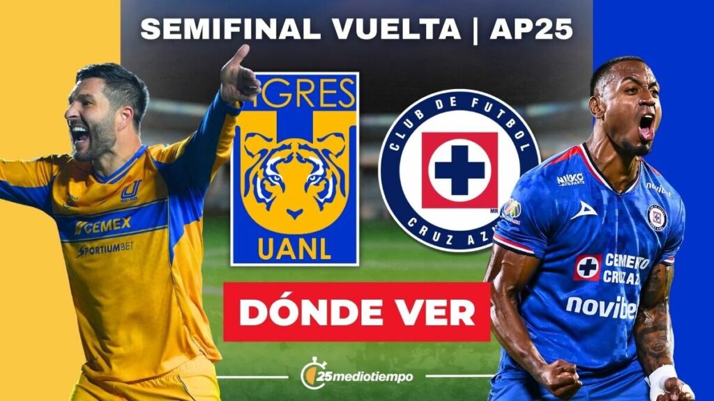 Tigres Vs Cruz Azul: Horario Y Dónde Ver La Semifinal De La Liga Mx 2025 - Noticias Notivalle Tigres Vs Cruz Azul: Horario Y Dónde Ver La Semifinal De La Liga Mx 2025