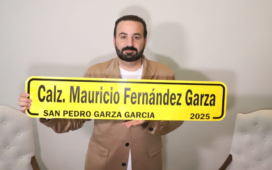 La Calzada San Pedro ahora rinde homenaje a Mauricio Fernández Garza