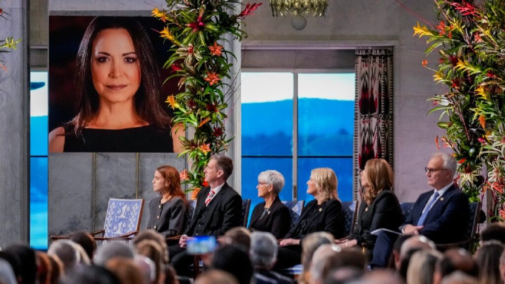 Hija De María Corina Machado Acepta El Nobel De La Paz En Su Nombre