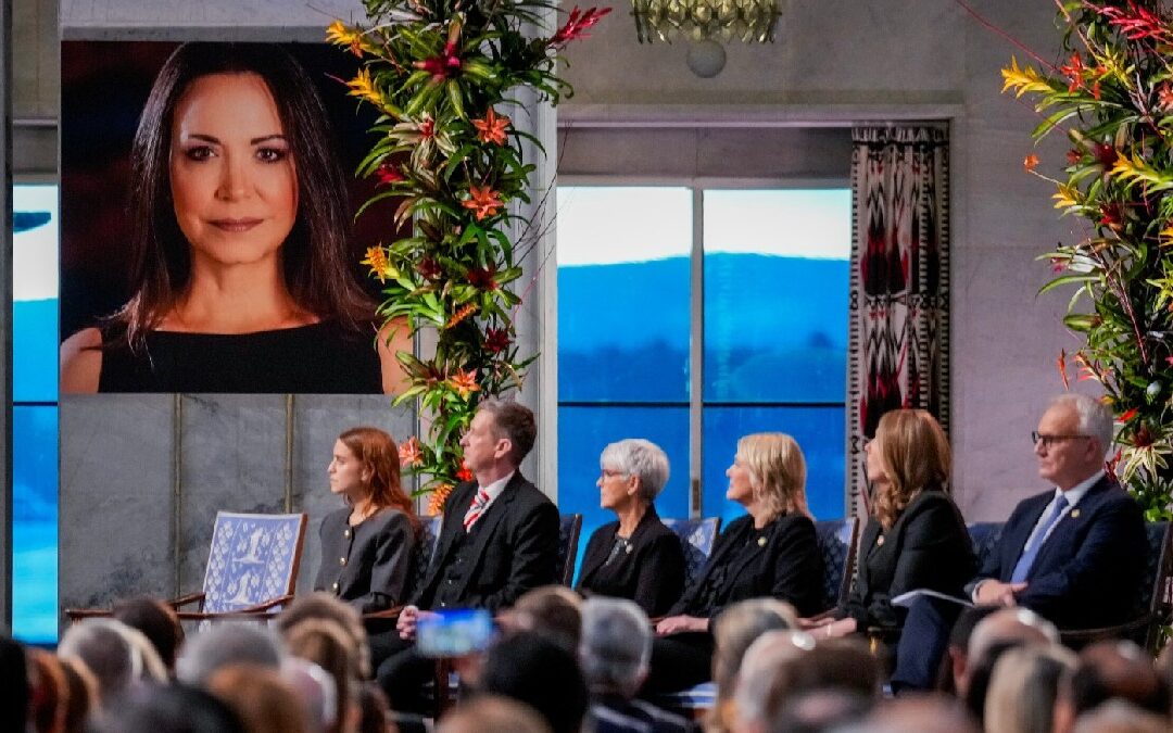 Hija de María Corina Machado Acepta el Nobel de la Paz en su Nombre