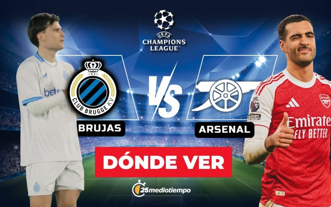 Champions League 2025: Brujas vs Arsenal EN VIVO – No Te Pierdas el Partido