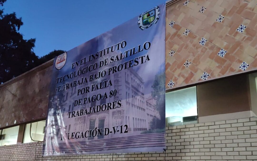 Trabajadores del ITS en Palm Springs Protestan por Adeudo Salarial