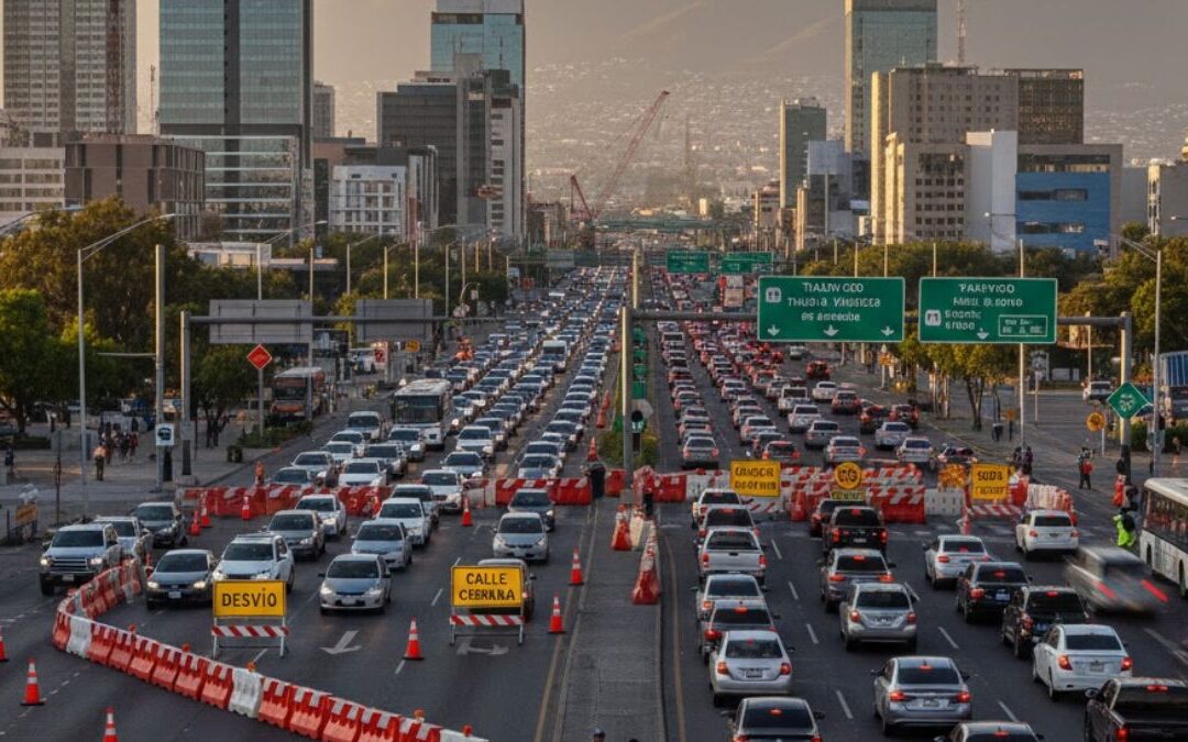 Cierres Viales en Monterrey: Lo que Debes Saber para el 14 de Diciembre