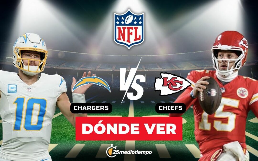 ¡Sigue el emocionante partido Chargers vs. Chiefs EN VIVO! Horario y canal para la Semana 15 de la NFL 2025
