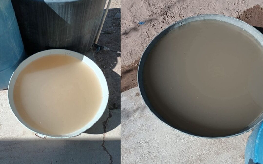 Habitantes del ejido El Estribo denuncian la escasez de agua proveniente de San Pedro