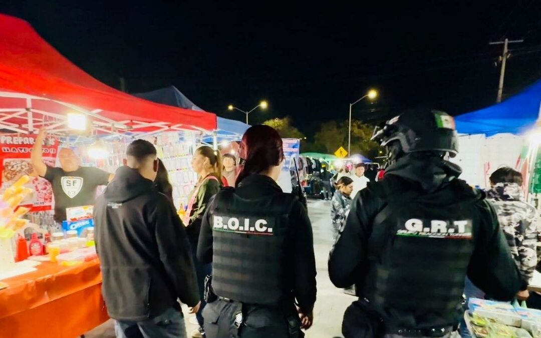 Operativo Interinstitucional en Torreón Contra la Venta de Pirotecnia