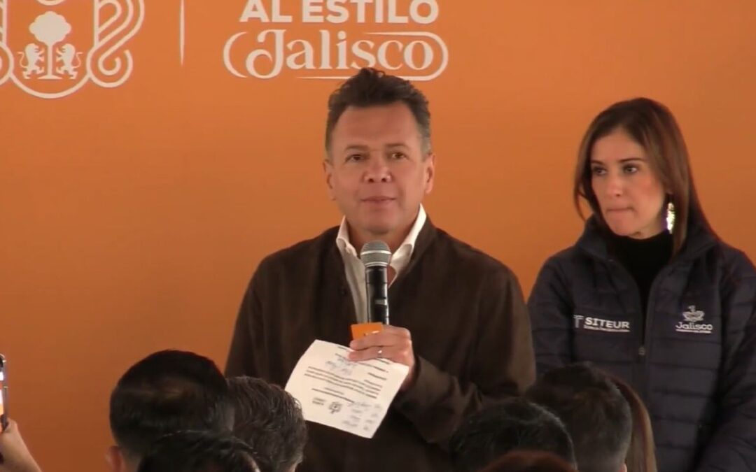 Pablo Lemus Rinde Homenaje a Enrique Alfaro por la Innovadora Línea 4 del Tren Ligero