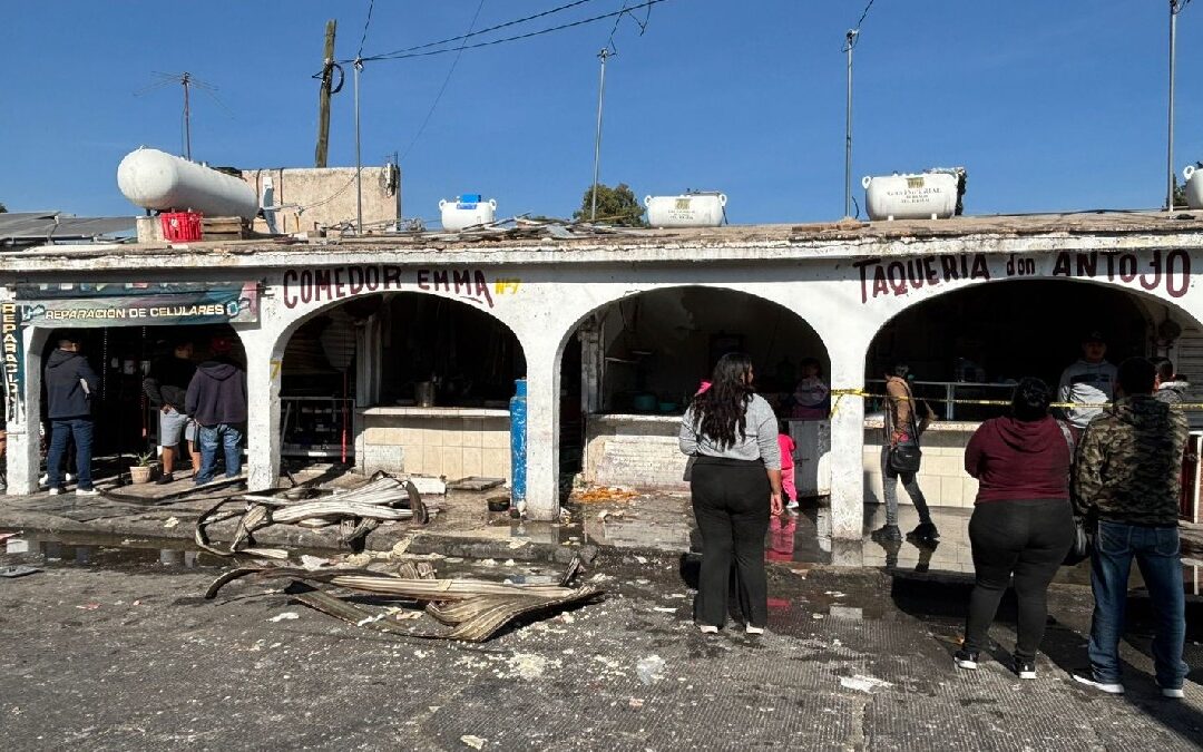 Explosión por fuga de gas en Durango: Cuatro locales comerciales afectados y un herido