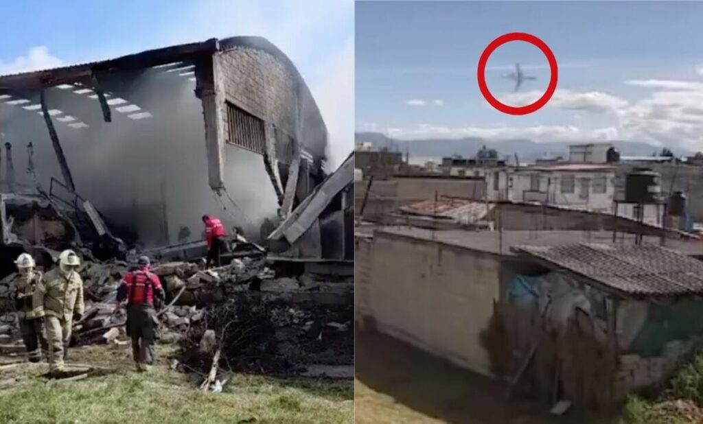 Accidente Aéreo En Toluca: Video Captura El Desplome De Una Avioneta