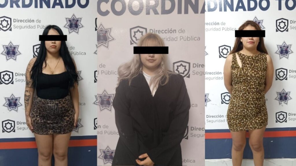 Detención De Tres Mujeres Alcoholizadas Que Alteraron El Orden En El Paseo Morelos De Torreón