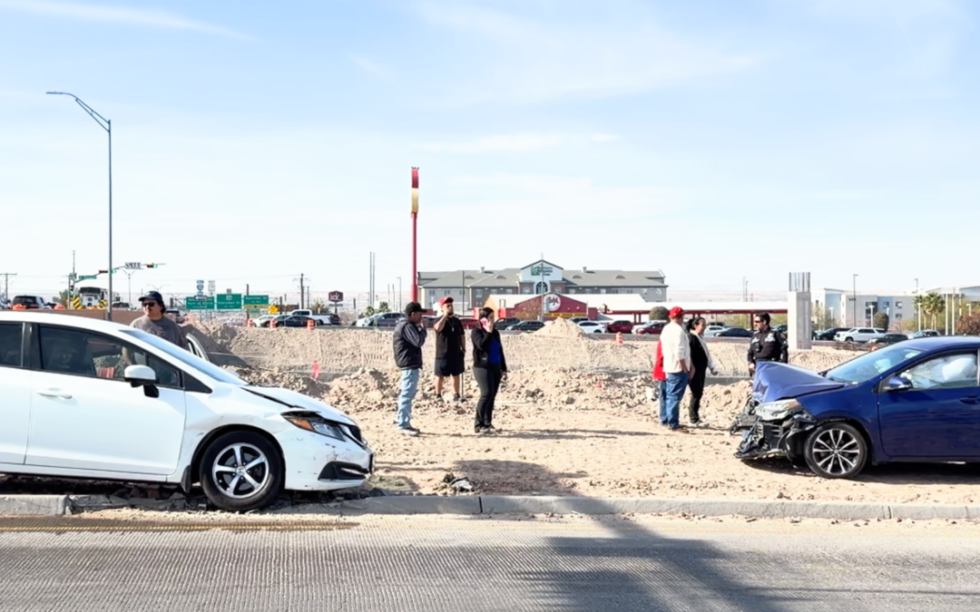 Aumenta el Congestionamiento de Tráfico en El Paso por Accidentes Simultáneos
