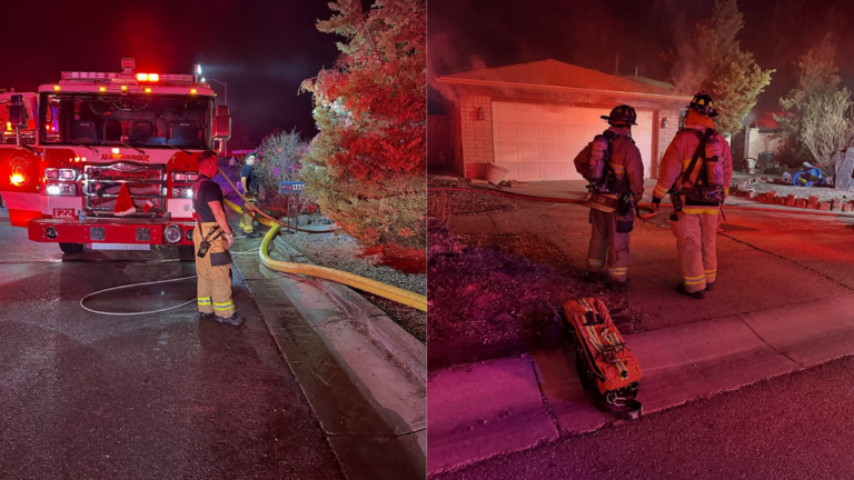 Incendio Residencial Controlado por Bomberos de Albuquerque en Fairfax NW