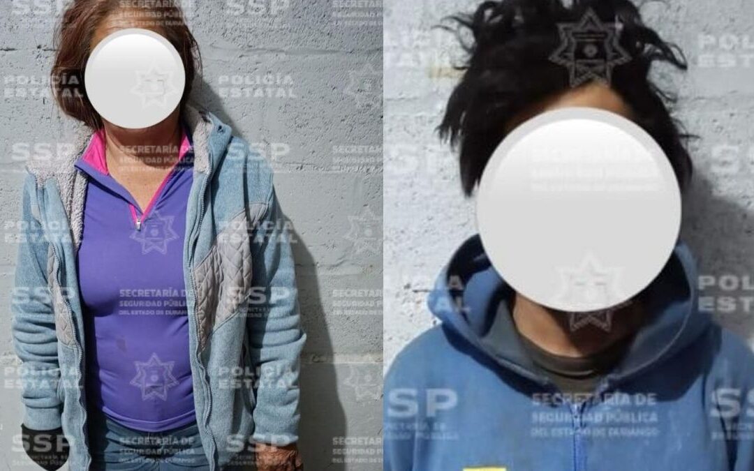 Detienen a Mujer Mayor y Joven por Posesión de Droga en Gómez Palacio