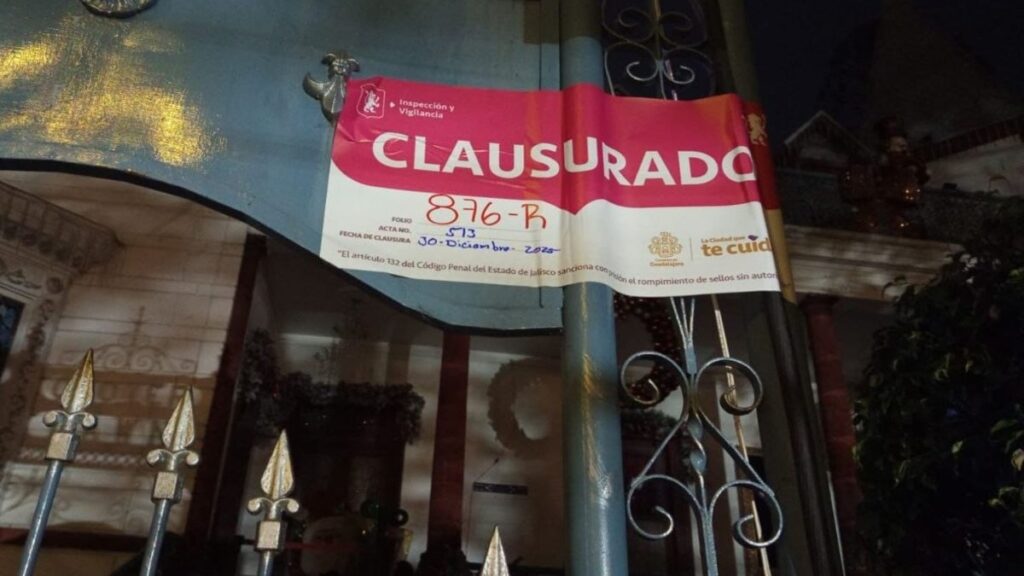 Guadalajara frena el ruido: Clausuran Mansión Clover Lawn por exceso de decibeles