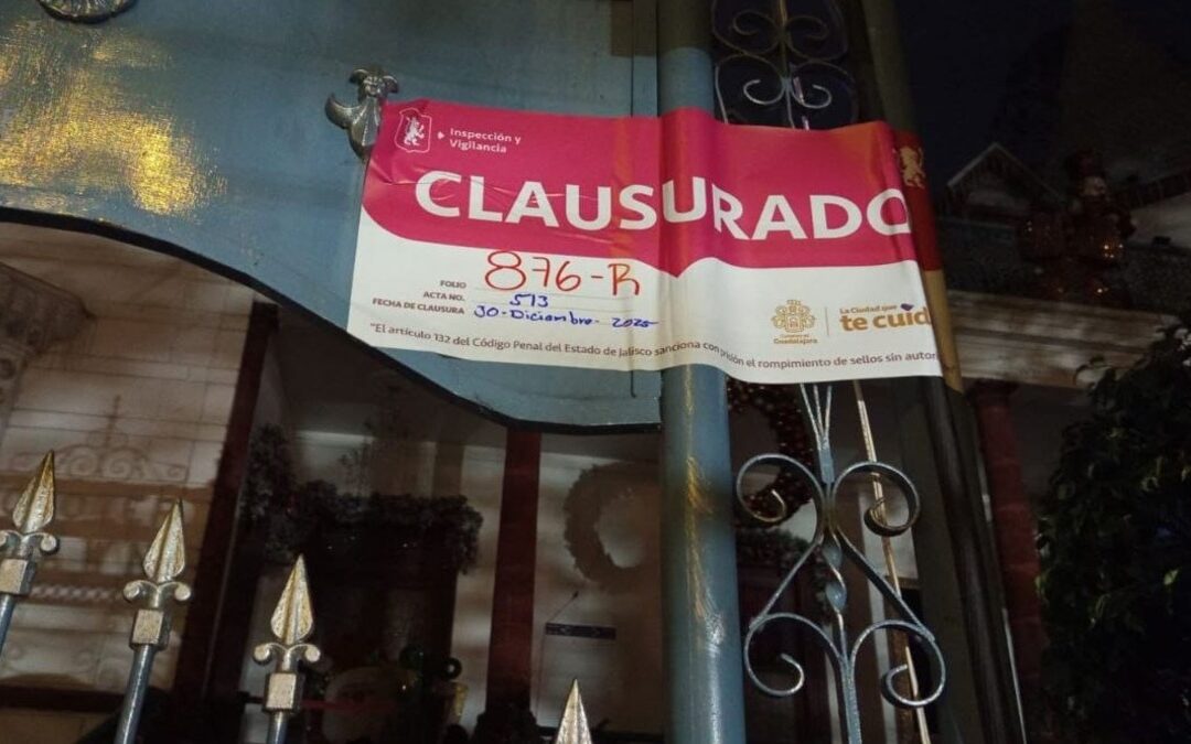 Guadalajara frena el ruido: Clausuran Mansión Clover Lawn por exceso de decibeles